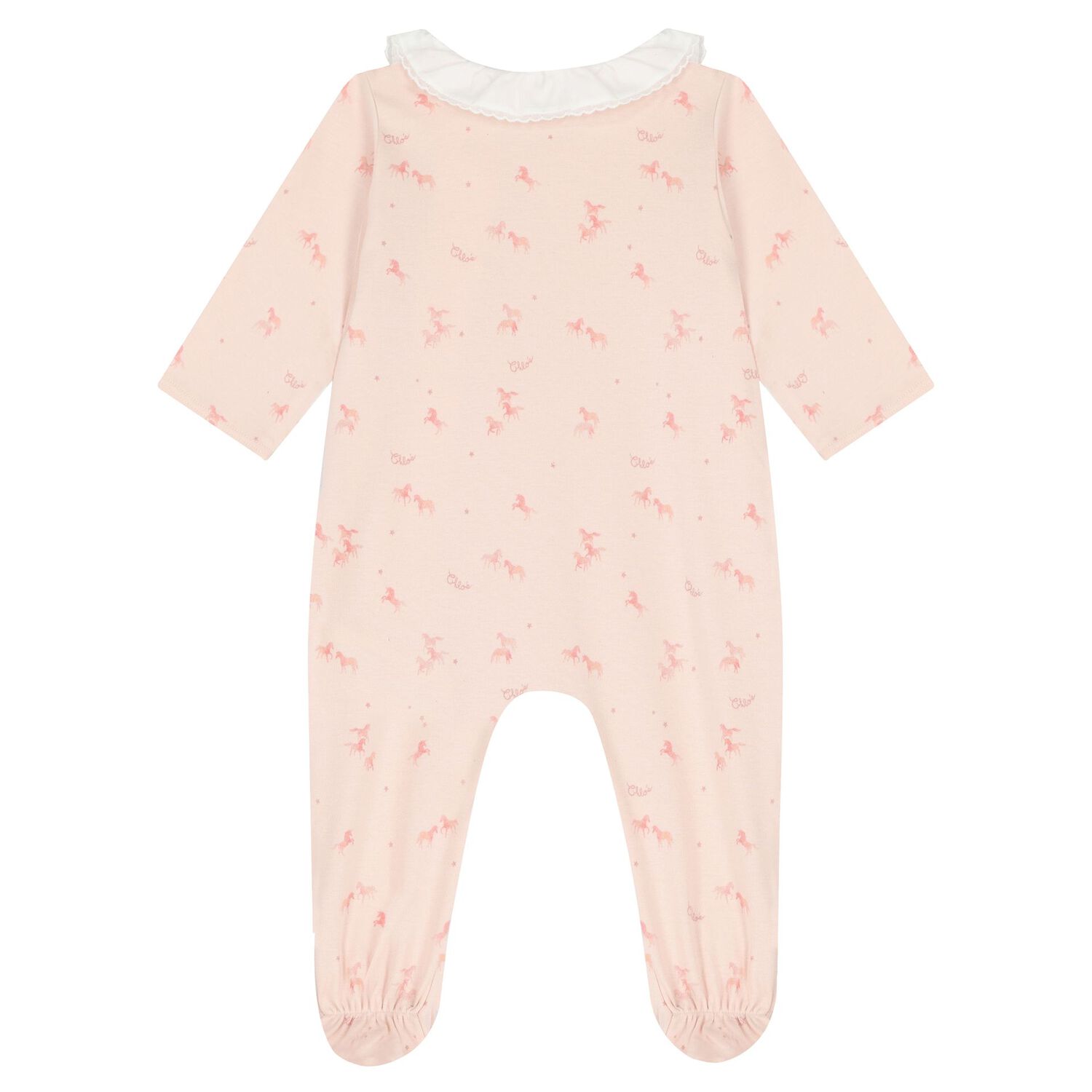 Baby Girls Pink Logo Babygrow Gift Set, 1, hi-res