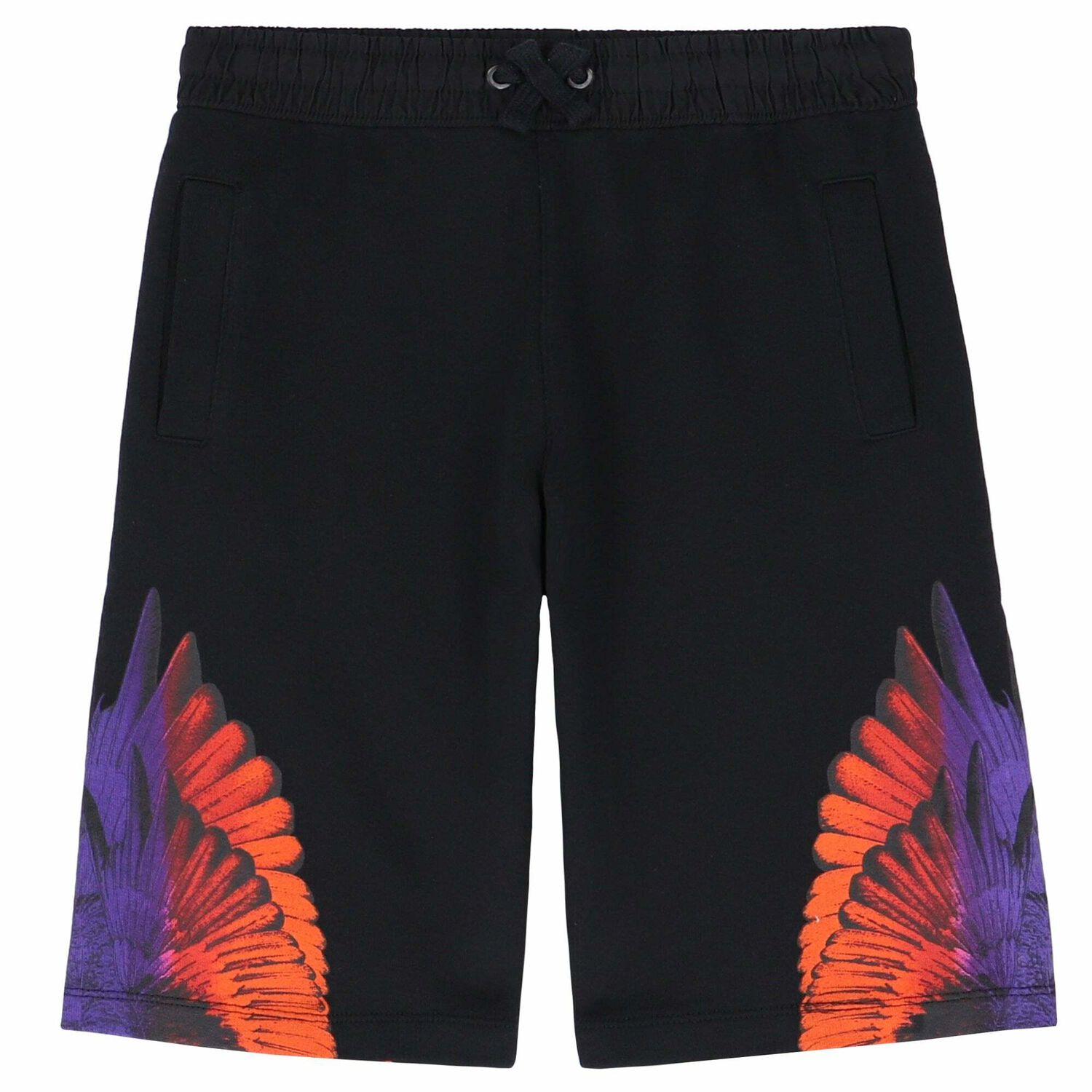 Boys Black Printed Shorts, 1, hi-res image number null