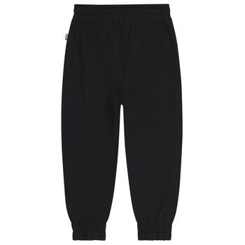 Boys Black EKD Logo Joggers