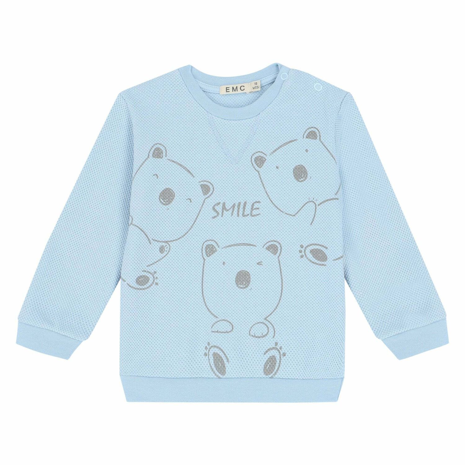 Baby Boys Blue Top & Joggers Set, 1, hi-res