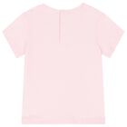 Younger Girls Pink Logo Shorts Set, 1, hi-res