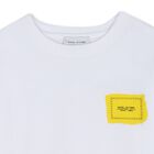 Boys White Logo T-Shirt, 1, hi-res
