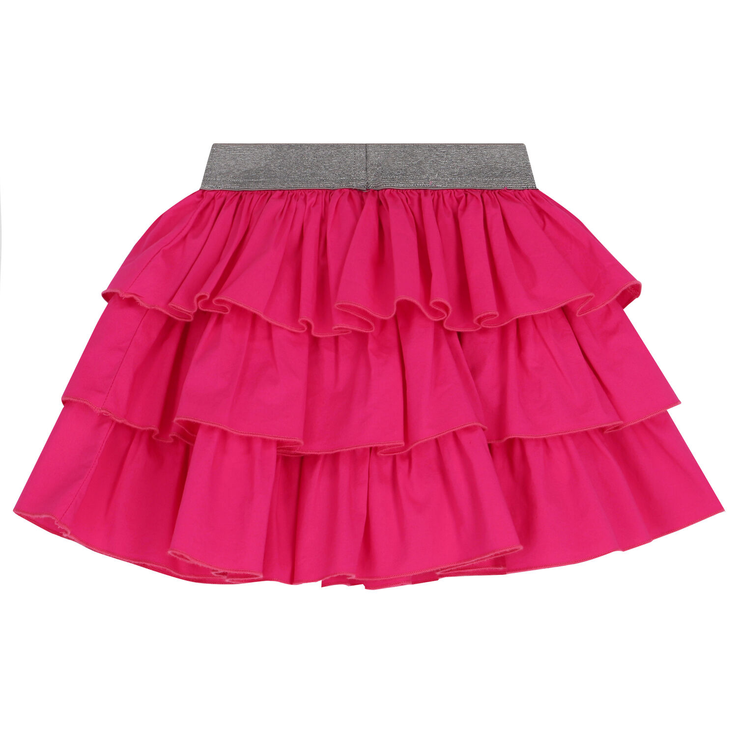 Girls Pink Ruffle Skirt , 1, hi-res