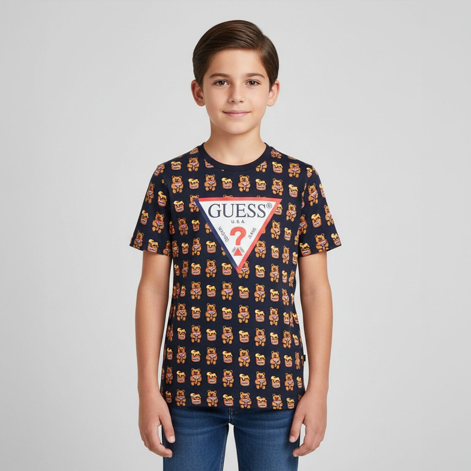 Navy Blue Logo T-Shirt, 3, hi-res