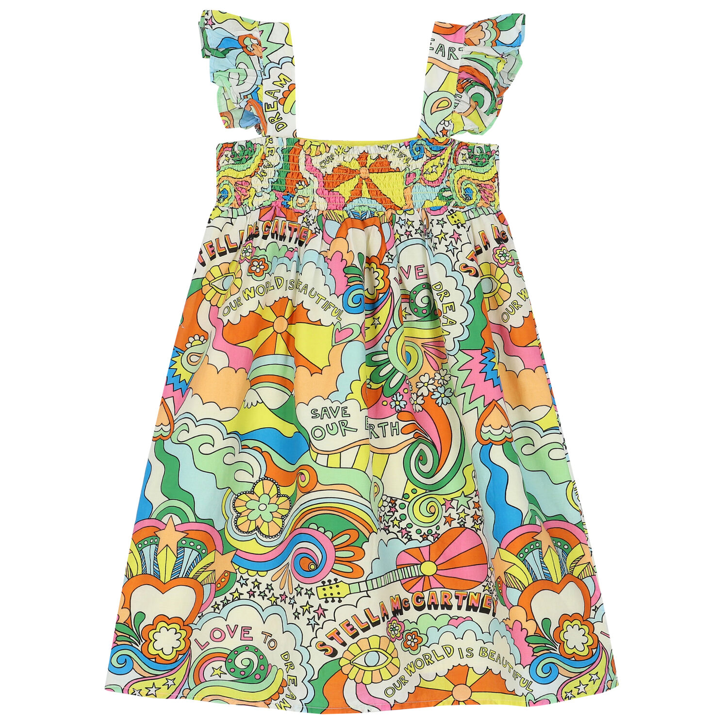 Girls Multi-Colored Dress, 1, hi-res