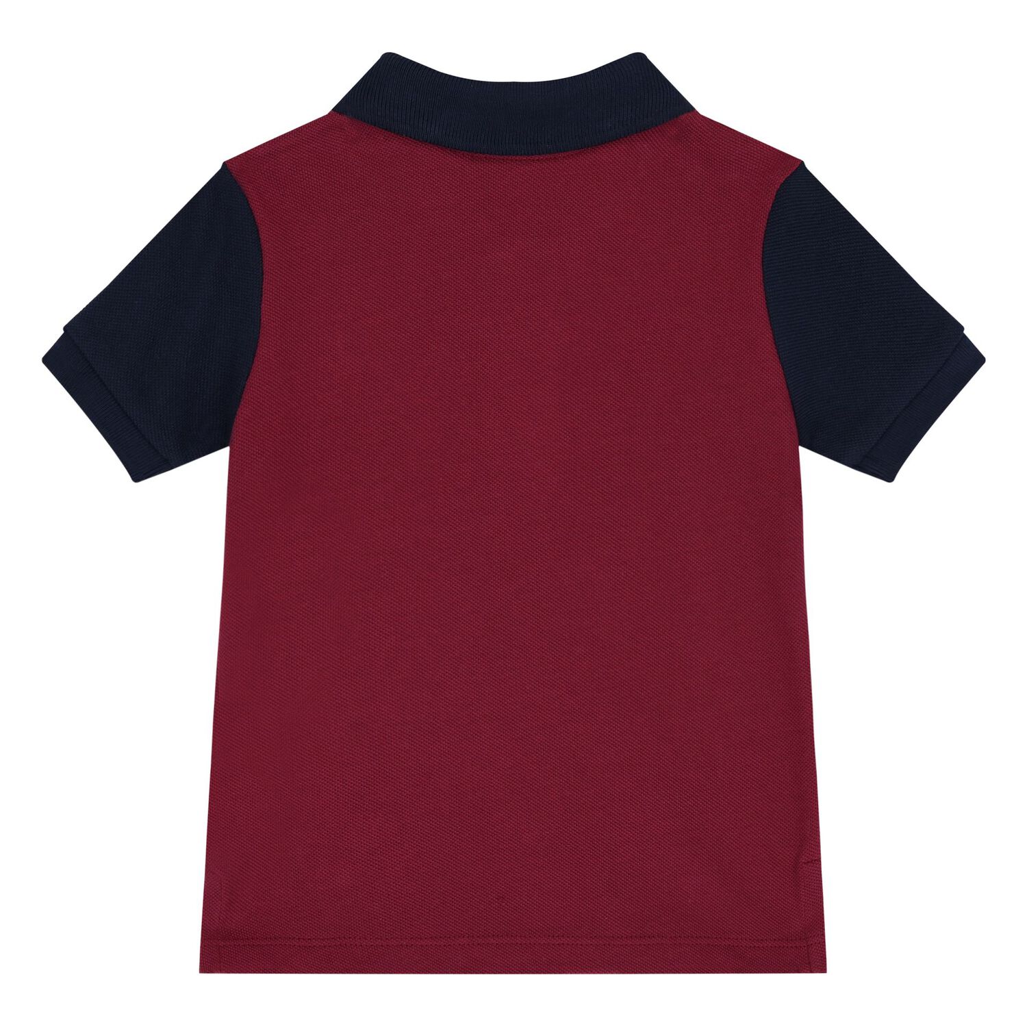 Baby Boys Burgundy Polo Bear Polo Shirt, 1, hi-res