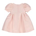 Younger Girls Pink Diamante Dress, 1, hi-res