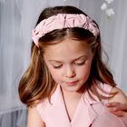 Girls Pink Crepe Headband, 1, hi-res