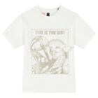 Boys Ivory Logo Star Wars T-Shirt, 1, hi-res