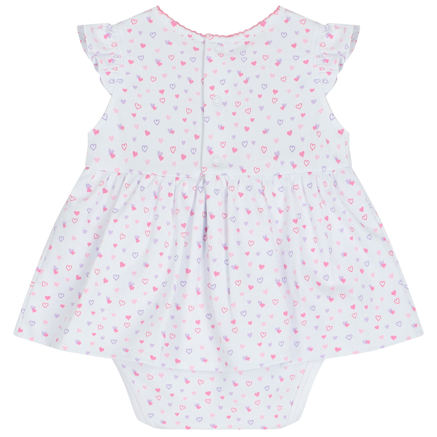 Baby Girls White Fairytale Wishes Bodysuit Dress, 1, hi-res