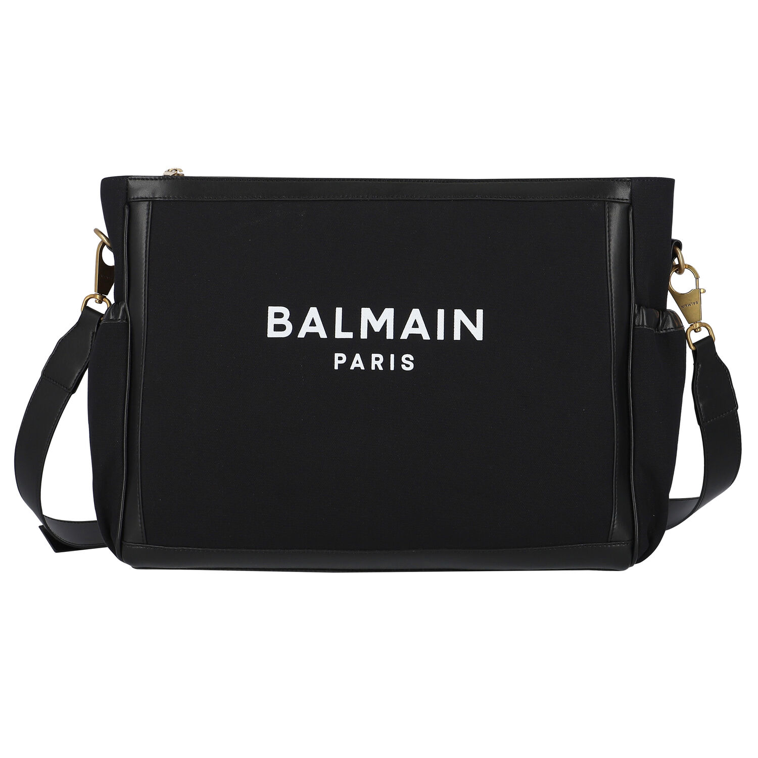 Black Logo Baby Changing Bag, 1, hi-res