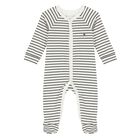 Ivory & Navy Blue Babygrow Gift Set, 1, hi-res