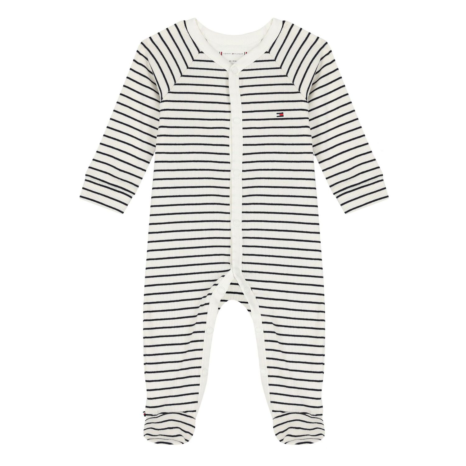 Ivory & Navy Blue Babygrow Gift Set, 1, hi-res