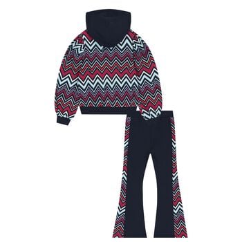 Girls Multi-Coloured Zig Zag Tracksuit