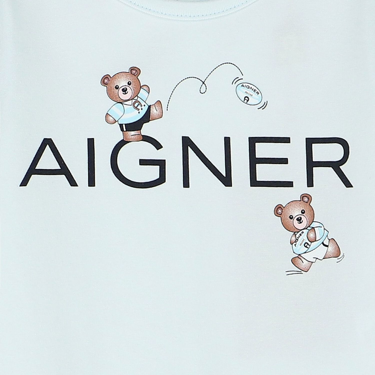 Baby Boys Blue Logo Babygrow, 2, hi-res