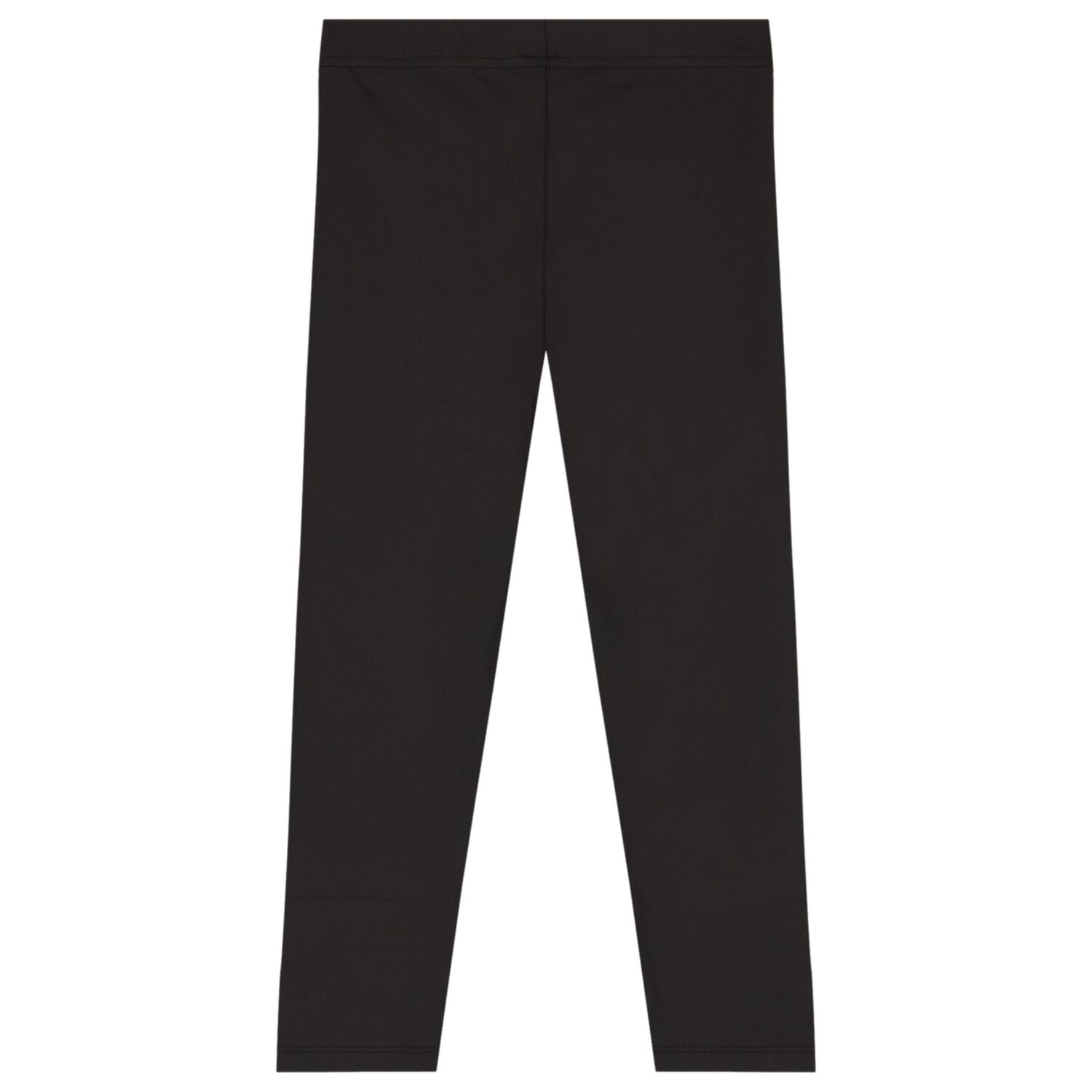 Girls Black Logo Softskin Leggings, 1, hi-res image number null