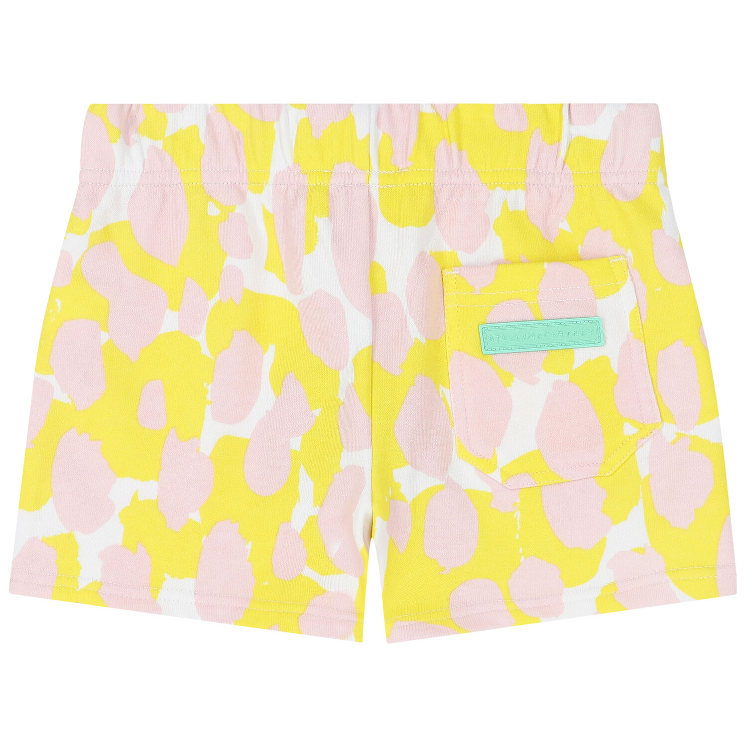Girls White, Yellow & Pink Shorts, 1, hi-res