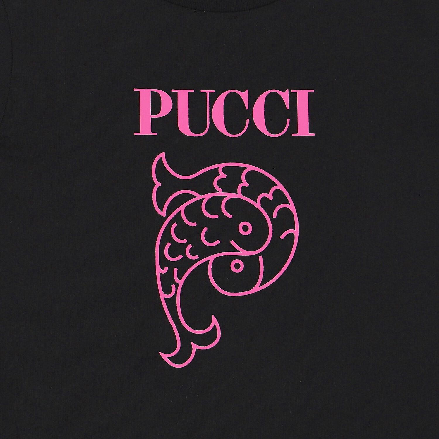 Girls Black Logo Dress, 1, hi-res