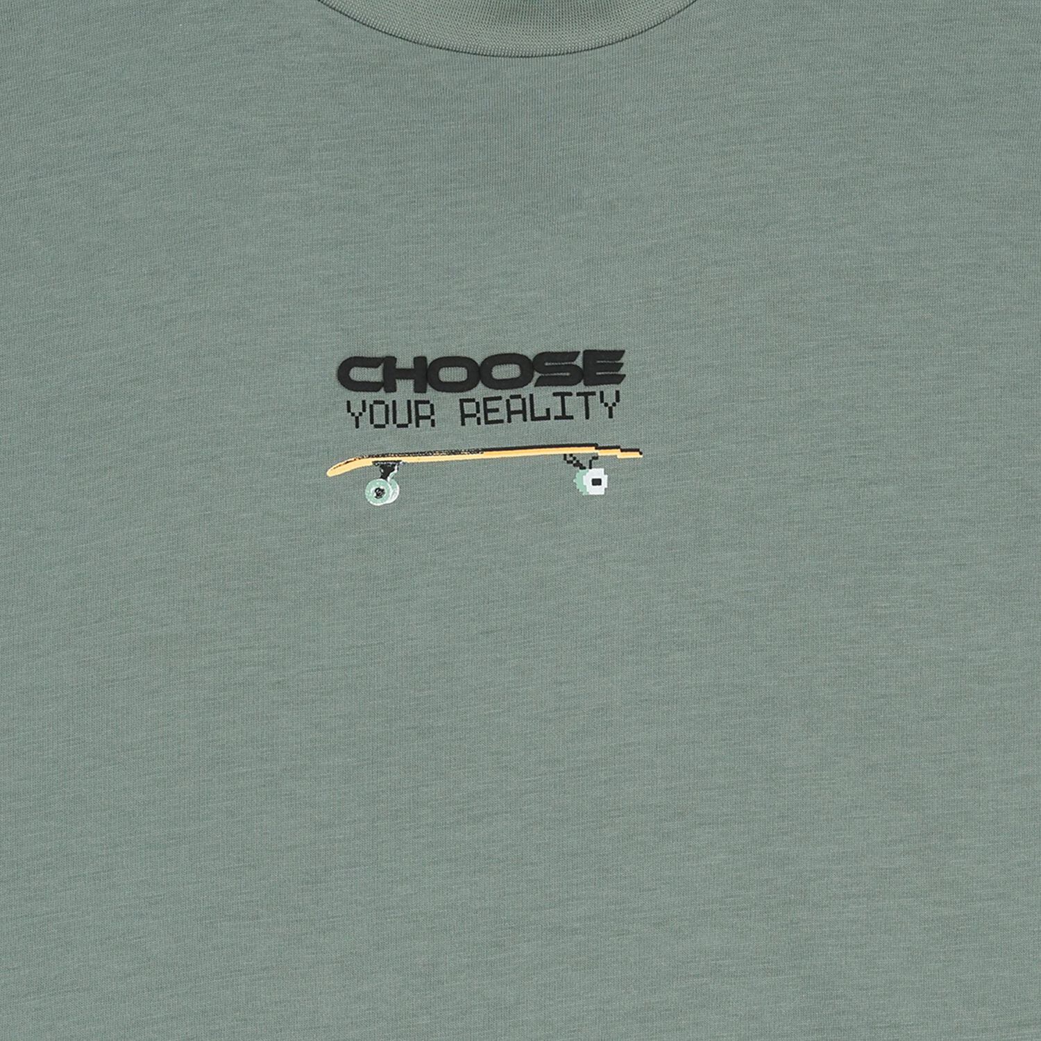 Boys Green Skate T-Shirt, 1, hi-res