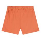 Younger Boys White & Orange Shorts Set, 1, hi-res