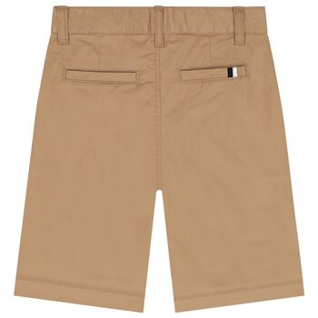 Boys Beige Chino Shorts
