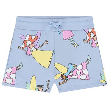Girls Blue Fairy Shorts