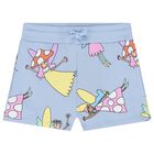 Girls Blue Fairy Shorts, 1, hi-res
