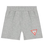 Baby Boys Grey Logo Shorts Set, 3, hi-res