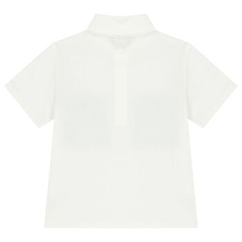 Baby Boys Ivory Logo Polo Shirt