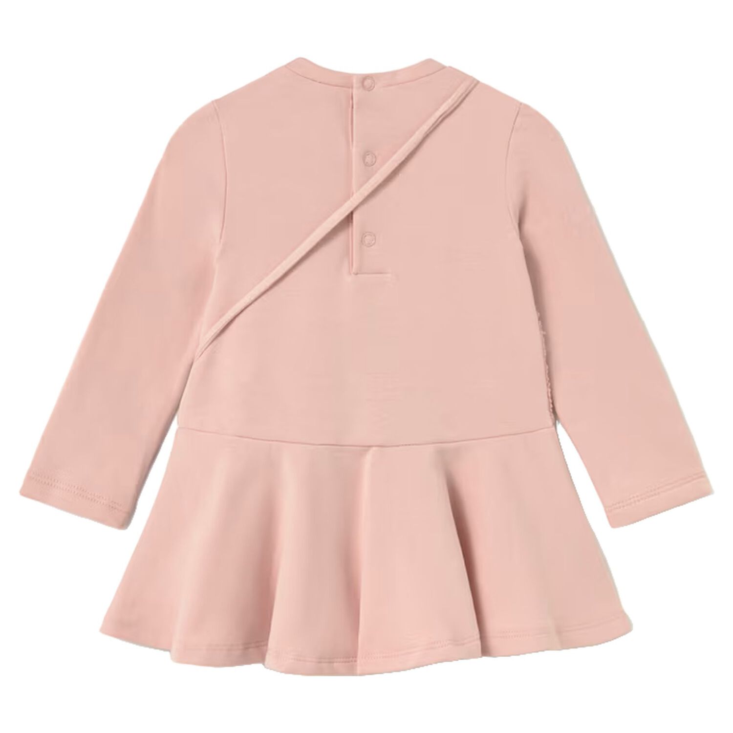 Younger Girls Pink Teddy Bear Dress Set, 2, hi-res