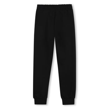 Boys Black Logo Joggers