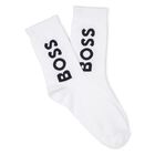 Boys White, Blue & Black Socks ( 3-Pack ), 2, hi-res