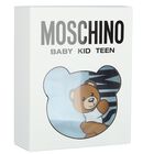 Baby Boys Blue Teddy Bear Logo Romper, 2, hi-res