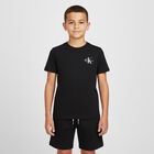 Boys Black Logo Shorts, 2, hi-res