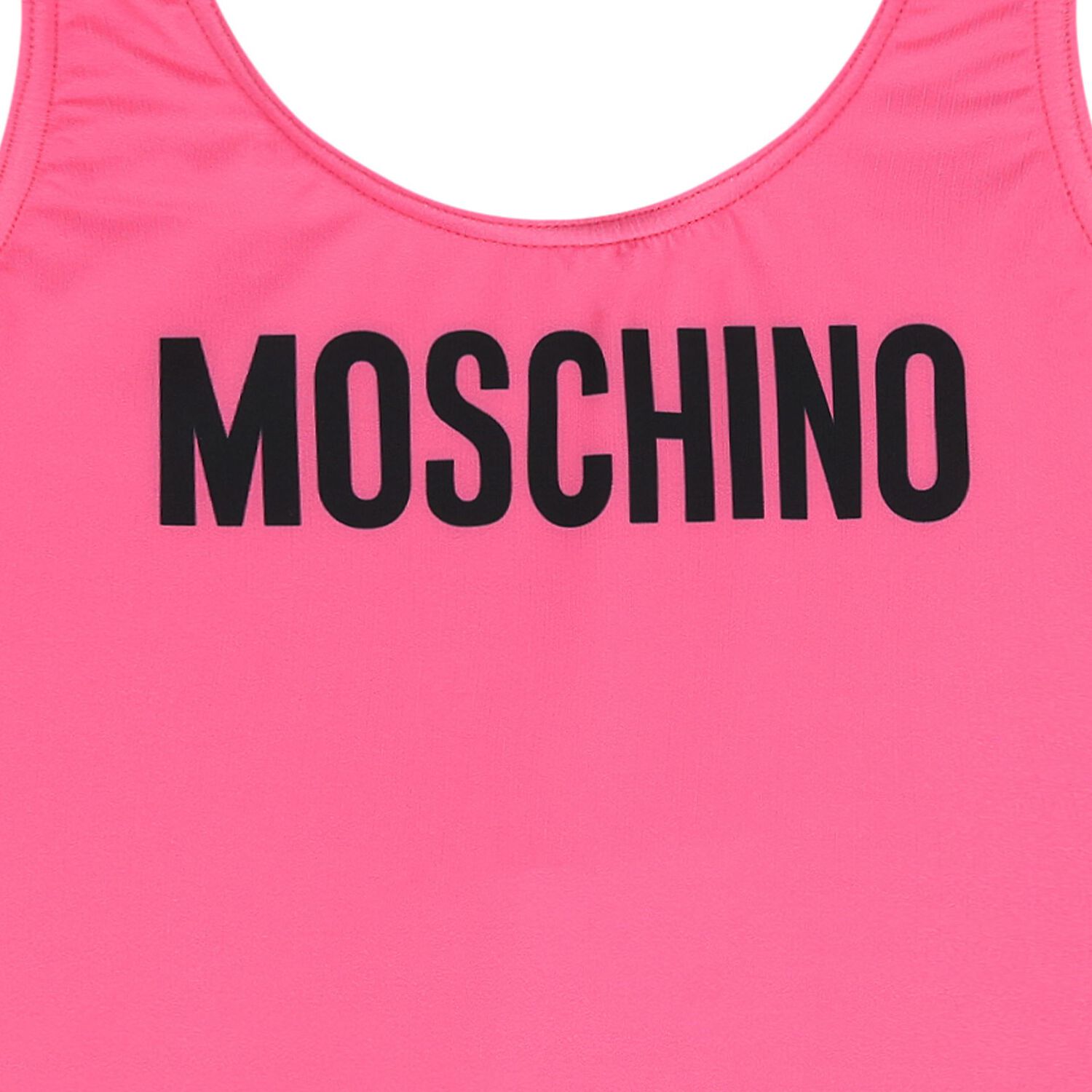 Girls Pink Logo Swimsuit, 1, hi-res