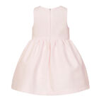 Girls Pink Bow Dress, 1, hi-res