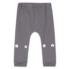 Baby Boys Grey & White Tracksuit (3 Piece), 1, hi-res