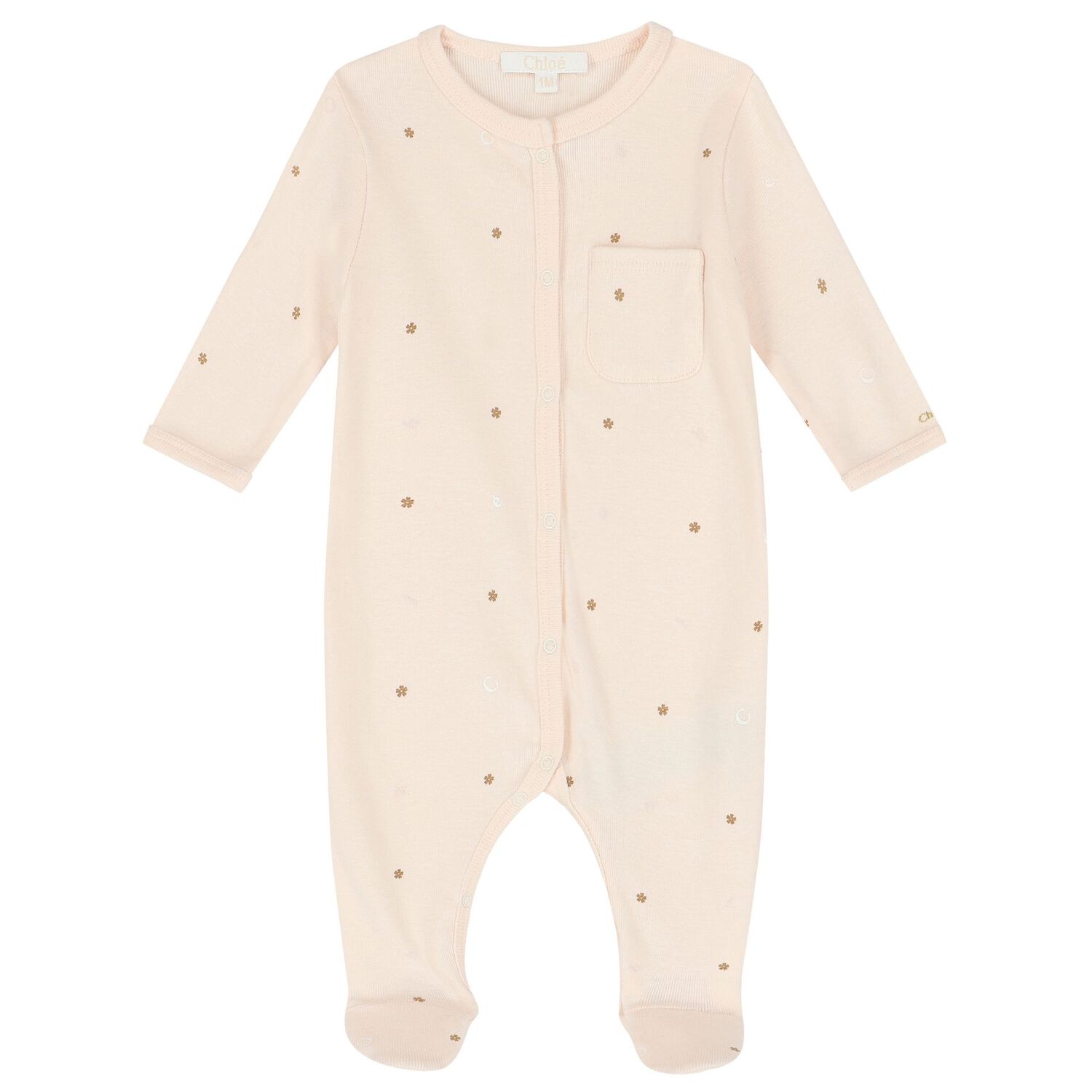 Baby Girls Pink Logo Babygrow Gift Set, 1, hi-res