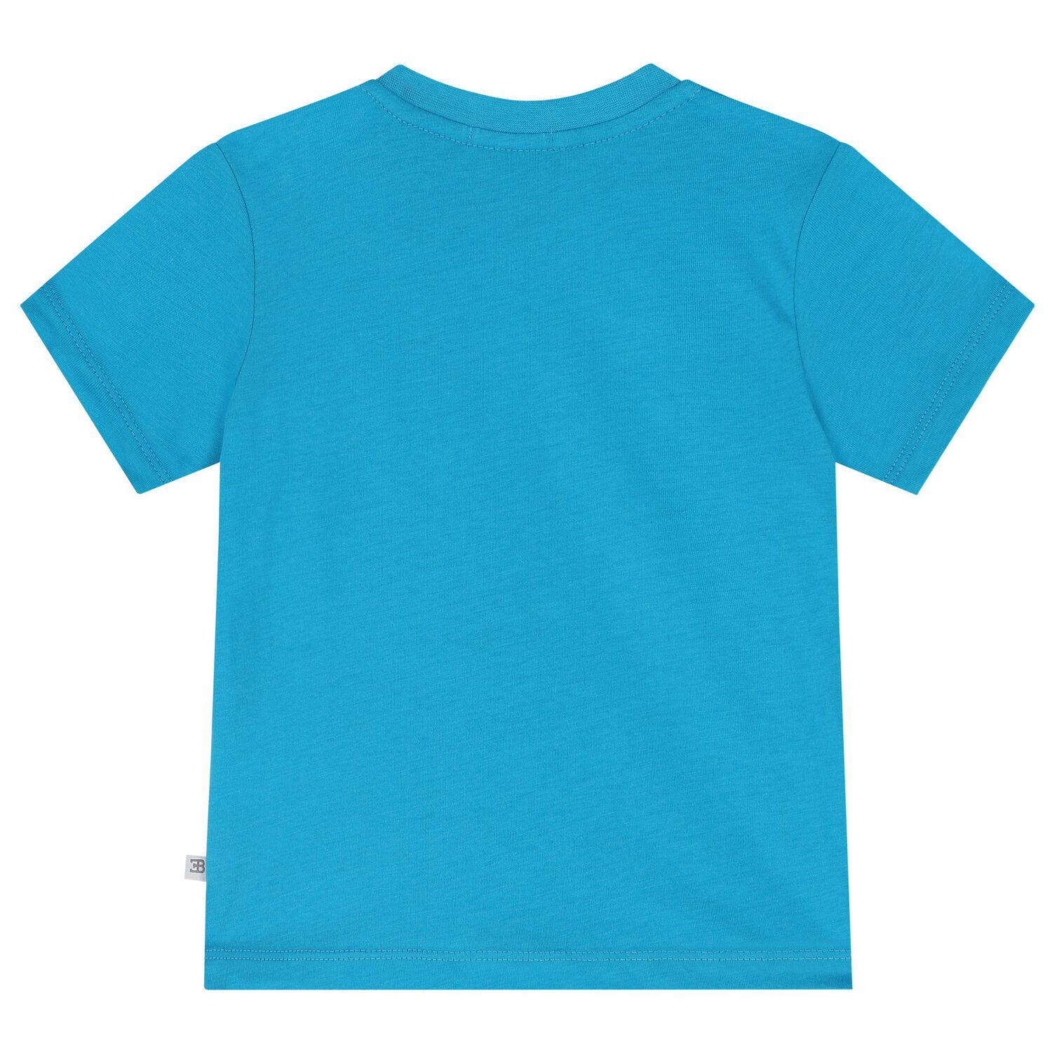 Younger Boys Blue Logo T-Shirt, 3, hi-res