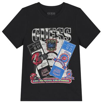 Boys Black Logo T-SHirt