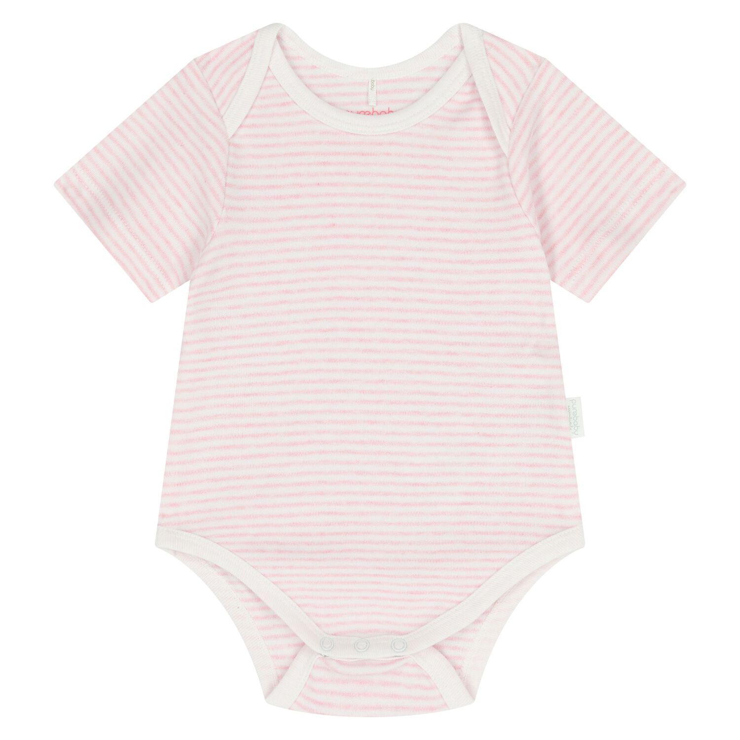 Baby Girls White & Pink Bodysuits ( 2-Pack ), 2, hi-res image number null