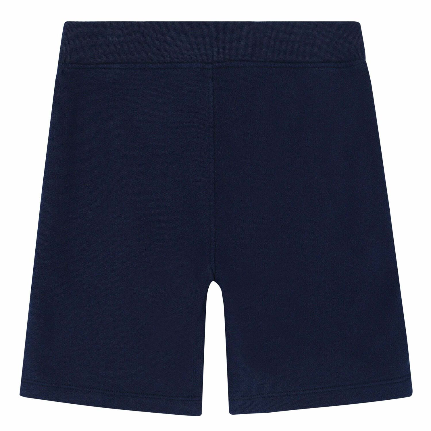 Boys Navy Logo Shorts, 1, hi-res