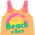 Girls Orange & Pink Dress, 1, hi-res