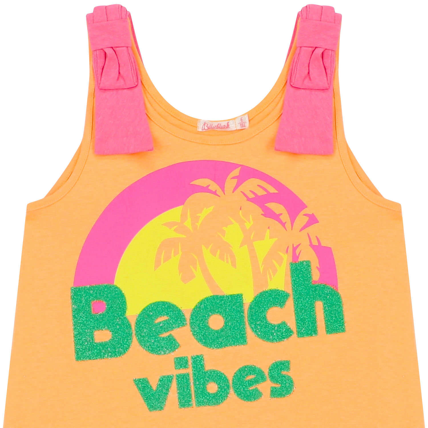 Girls Orange & Pink Dress, 1, hi-res image number null