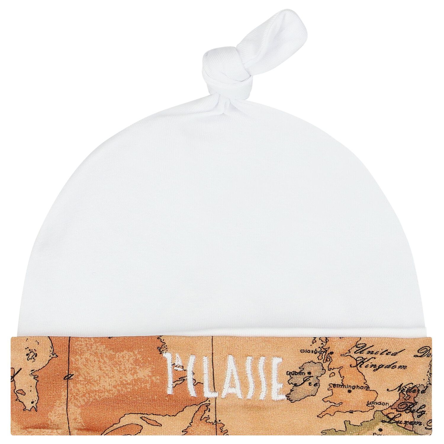 White & Beige Logo Babygrow Set, 1, hi-res image number null