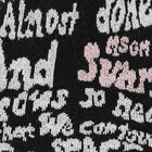 Girls Black Knitted Skirt, 1, hi-res