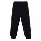 Boys Black Logo Joggers, 1, hi-res