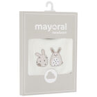 Ivory Bunny Baby Bibs (2 Pack), 1, hi-res