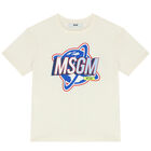 Boys Ivory Logo T-Shirt, 2, hi-res