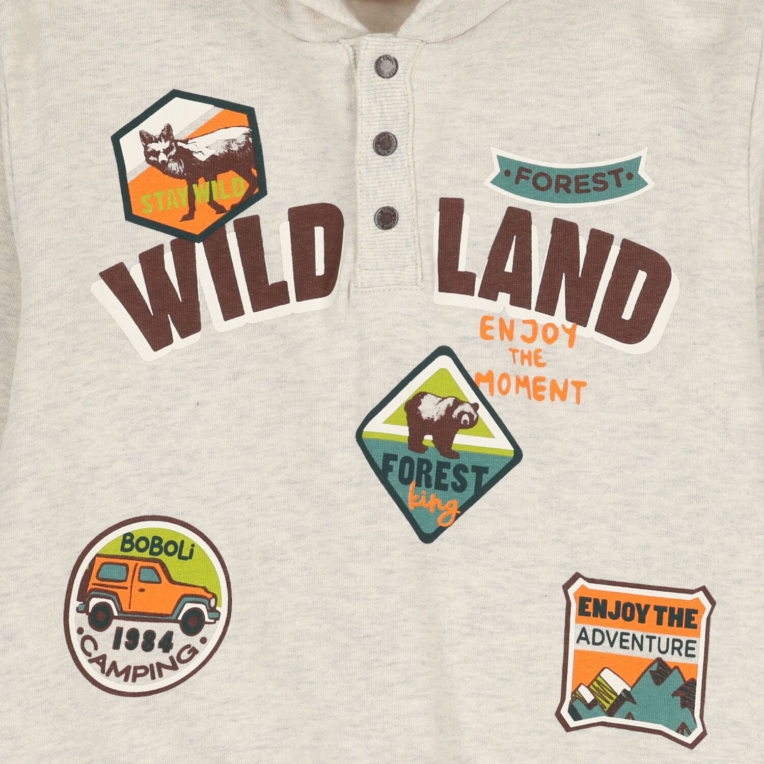 Boys Beige Hooded Tracksuit, 1, hi-res